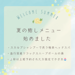 7月8月の予定🍉