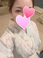 浴衣最終日は淡い色♡
