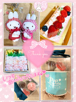 今日の有難う🌸🐰🌟💓